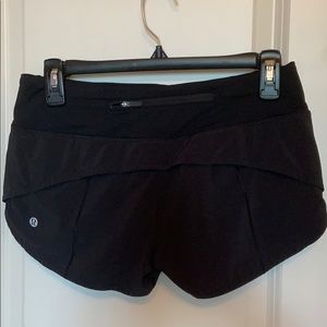 lululemon speed short: size 4